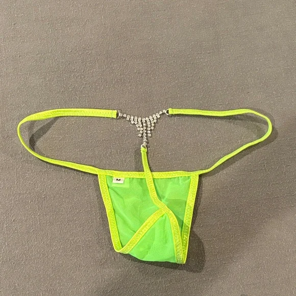 Malibu Strings bundle of Colorful Lace Thongs… set of 10! - Picture 2 of 3